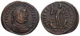 Roman İmperial Coins Licinius I AD 317-320 Æ Nummus Mint of Kyzicus? 2.3 gr 21.6mm
 IMP C VAL LICIN LICINIVS P F AVG, radiate, draped and cuirassed bu...