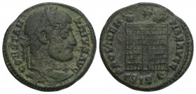 Roman Imperial Coins CONSTANTINE I THE GREAT (307/310-337). Follis. Siscia. 3.5 Gr. 19.5mm
 Obv: CONSTANTINVS AVG. Laureate head right. Rev: PROVIDENT...