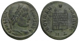 Roman Imperial Coins CONSTANTINE I THE GREAT (307/310-337). Follis. Mint of S M ?(uncertain) 2.4 g.19.6mm
Obv: CONSTANTINVS AVG. Laureate head right. ...