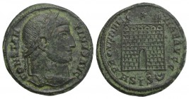 Roman Imperial Coins CONSTANTINE I THE GREAT (307/310-337). Follis. Siscia 2.9 Gr. 18.9mm.
Obv: CONSTANTINVS AVG. Laureate head right. Rev: PROVIDENTI...