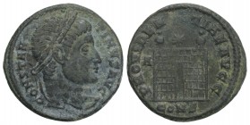 Roman Imperial Coins CONSTANTINE I THE GREAT (307/310-337). Follis. Constantinople. 3Gr. 18.5mm
 Obv: CONSTANTIVS AVG. Laureate head right. Rev: PROVI...