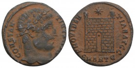 Roman Imperial Coins CONSTANTINE I THE GREAT (307/310-337). Follis. Antioch. 3.0 Gr.19.7mm.
 Obv: CONSTANTIVS AVG. Laureate head right. Rev: PROVIDENT...