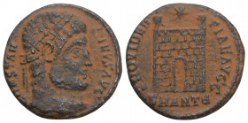 Roman Imperial Coins CONSTANTINE I THE GREAT (307/310-337). Follis. Antiochia 2.6 Gr. 18.2mm.
Obv: CONSTANTINVS AVG. Laureate head right. Rev: PROVIDE...