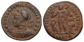 Roman Imperial Licinius II, as Caesar AD 317-324. Antioch Follis Æ 18.6 mm., 3.3 g.
very fine