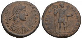 Roman Imperial Coins Arcadius Maiorina 383-386 AD. Nicomedia mint. 4.9gr 22.1mm
Obv: D N ARCADIVS P F AVG legend with diademed, draped and cuirassed b...