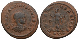 CONSTANTIN II(1/03/317-04/340)Flavius Claudius Julius ConstantinusCésar(1/03/317-9/09/337 AE 4.1GR 21.9mm
 CONSTANTINVS IVN NOB CAES. Laureate, draped...
