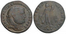 MAXIMIANUS II GALERIUS (305 - 311 AD). Follis. 300-301 AD Antioch. 8.9gr 27.5mm
Vs: GAL VAL MAXIMIANVS NOB CAES. Bust with laurel wreath on the right....