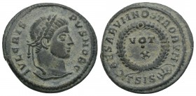 Roman Imperial Coins CRISPUS (Caesar, 316-326). Follis. Siscia. 3.4gr 20.3mm
Obv: IVL CRISPVS NOB C. Laureate head right. Rev: CAESARVM NOSTRORVM / ΓS...