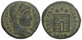 Roman Imperial Constantine I ‘The Great’ (307-337) AE follis, issued 325-6. Nikomedia , 3GR , 19.5mm. 
Obv: CONSTAN-TINVS AVG, laureate head right Rev...