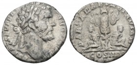Roman Coins Septimius Severus, 193 - 211 AD Silver Denarius, Rome 2.6 GR 17.4MM
 Obverse: L SEPT SEV PERT AVG IMP V, Laureate head of Septimius right....