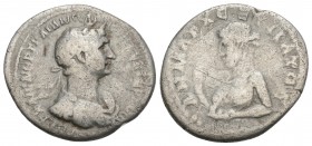 Roman Imperial Trajan AD 98-117. Rome Denarius AR 2.5GR 20.1mm
