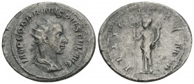 Roman Imperial
Gordian III AR Antoninianus. Rome, AD 243-244. 4.2gr 24.9mm
 IMP GORDIANVS PIVS FEL AVG, radiate, draped and cuirassed bust right / FEL...