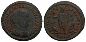 Roman İmperial Coins LICINIUS I (308-324). Follis. Heraclea. 3GR 20.7MM
Obv: IMP C VAL LICIN LICINIVS P F AVG.
Radiate, draped and cuirassed bust righ...