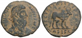 Roman Imperial Julian II Æ Maiorina. Siscia, AD 360-363. 8.2GR 26.7MM
D N FL CL IVLIANVS P F AVG, pearl-diademed, draped and cuirassed bust right / SE...