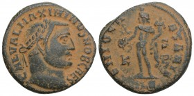 Roman Imperial Maximinus II Daia as Caesar AD 305-308. Alexandria Follis Æ 23.2mm, 6,5 g 
GAL VAL MAXIMINVS NOB CAES, laureate head right / GENIO CAES...