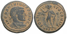 Roman Imperial Coins MAXIMINUS DAIA (310-313). Follis. 4.0GR 22.3mm