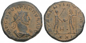 Roman Imperial Probus BI Antoninianus. Antioch, AD 276-282. 4.3gr 21.4mm
IMP C M AVR PROBVS P F AVG, radiate, draped and cuirassed bust right / CLEMEN...