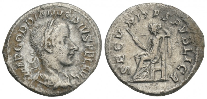 Roman Imperial
Gordian III, 238-244. Denarius Silver, 19.8 mm, 3.2 gr, Rome, Sum...