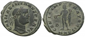 Galerius Valerius Maximianus Augustus (1/05 / 305-5 / 05/311) Follis or nummus
 Date: 308-310 Workshop name: Hellespont, Cyzique, (Cyzicus) Metal: cop...