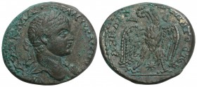 Roman Provincial
Syria, Seleucis and Pieria. Antiochia ad Orontem. Caracalla. A.D. 198-217. BI tetradrachm (29.9 mm, 13.7 g,
AYT KMA ANTΩNEINOC CE B, ...