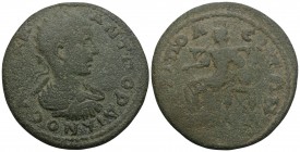 LYDIA, Tripolis. Gordian III. AD 238-244. Æ (38.1mm, 25.1 g, ).
 • AVT • K • M • ANT • ΓOPΔIANOC, radiate, draped, and cuirassed bust right / TPIΠOΛ-Є...