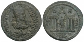 Roman Provincial Coins
PAMPHYLIA. Side. Gallienus (253-268). Ae 11 Assaria. 18.3gr 31.3mm
Obv: AVT KAI ΠO ΛI ΓAΛΛIHNOC CЄB / IA.
Laureate, draped and ...