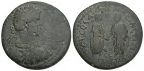Roman Provincial Caracalla (198-217). Pontus, Amasia. Æ (29.2mm, 15.6 gr), year 209 ? (207/8). 
Laureate, draped and cuirassed bust r. R/ Caracalla an...
