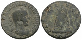 Roman Provincial
Philip I Æ 23mm of Zeugma, Commagene. AD 244-249. 12.4GR 28.8mm
AVTOK K M IOVΛI ΦΙΛΙΠΠOC CЄB, laureate, draped and cuirassed bust to ...