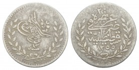 Ottoman Empire. Mahmud II, AH 1223-1255 / AD 1808-1839 Kostantiniye 20 para. 0.5 gr 13.3mm