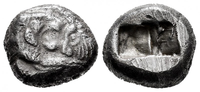 Lydia. Kroisos. 1/2 stater. 545-520 BC. Sardes. (SNG Kayhan-1024-1026). (Sunrise...