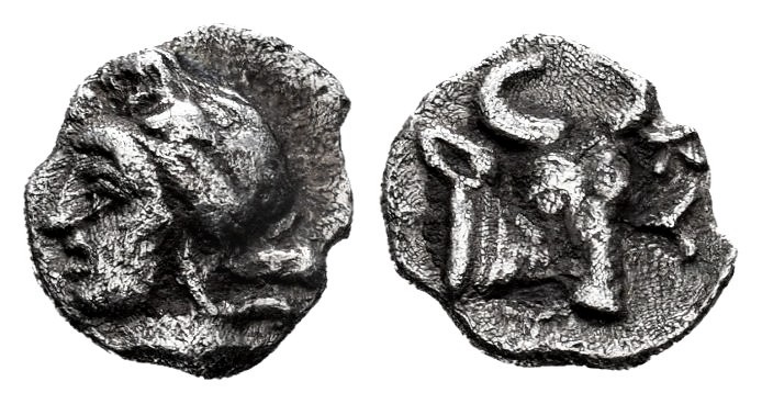 Mysia. Kyzikos. Hemiobol. 525-475 BC. (Fritze-20). (SNG von Aulock-7336). Anv.: ...