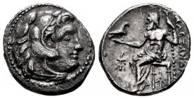 Kingdom of Macedon. Antigonos I Monophthalmos. Drachm. 320-306/5 BC. Magnesia and Maeandrum. In the name and types of Alexander III. (Price-1955). Anv...