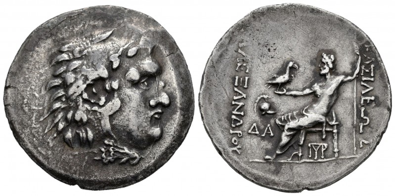 Kingdom of Macedon. Alexander III, "The Great". Tetradracma. 150-125 BC. Mesembr...