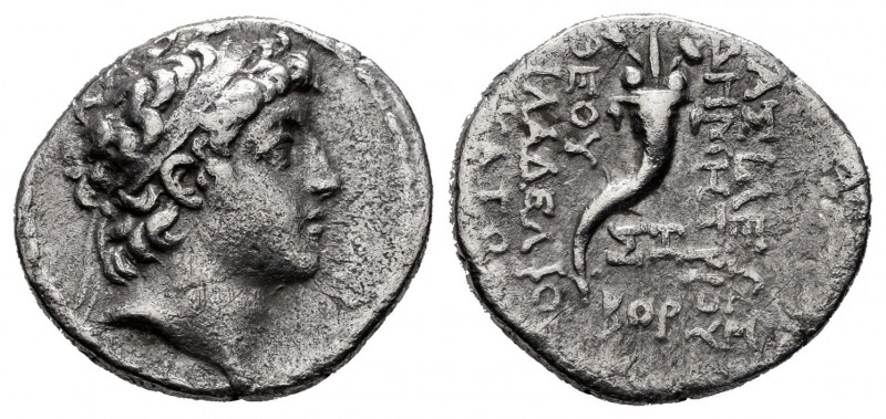 Seleukid Kingdom. Demetrios II Nikator. Drachm. Year ΓOP (173) = 140-139 BC. (Hg...