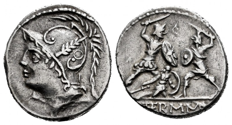 Minucius. Q. Minucius Thermus M.f. Denarius. 103 BC. Rome. (Ffc-928). (Craw-319/...