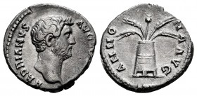 Hadrian. Denarius. 134-138 AD. Rome. (Ric-230). (Ch-172). Rev.: ANNONA AVG. Modius with spikes and poppy. Ag. VF/Choice VF. Est...100,00. 

SPANISH DE...