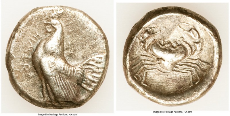 SICILY. Himera. Ca. 483-470 BC. AR didrachm (17mm, 8.09 gm, 6h). NGC (photo-cert...