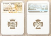 MACEDONIAN KINGDOM. Alexander III the Great (336-323 BC). AR drachm (17mm, 4.19 gm, 11h). NGC AU 4/5 - 5/5. Posthumous issue of Abydus, ca. 310-301 BC...