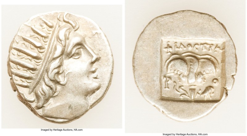 CARIAN ISLANDS. Rhodes. Ca. 88-84 BC. AR drachm (15mm, 1.92 gm, 12h). About XF. ...