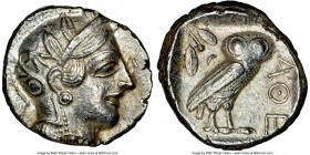 NEAR EAST or EGYPT. Ca. 5th-4th centuries BC. AR tetradrachm (24mm, 16.87 gm, 10h). NGC AU 4/5 - 3/5. Head of Athena right, wearing crested Attic helm...