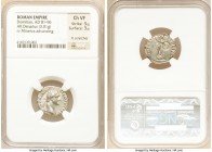 Domitian (AD 81-96). AR denarius (19mm, 3.01 gm, 7h). NGC Choice VF, 5/5 - 3/5, light scratches. Rome, AD 92-93. IMP CAES DOMIT AVG-GERM P M TR P XII,...