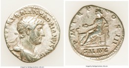 Hadrian (AD 117-138). AR denarius (19mm, 3.09 gm, 7h). VF. Rome, AD 119-122. IMP CAESAR TRAIAN-HADRIANVS AVG, laureate, draped bust of Hadrian right /...