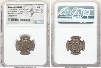 Constantine I the Great (AD 307-337). AE3 or BI nummus (18mm, 3.41 gm, 11h). NGC MS 4/5 - 4/5. Aquileia, 1st officina, AD 321. CONSTAN-TINVS AVG, laur...
