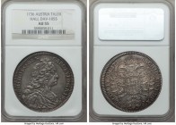 Karl VI Taler 1736 AU55 NGC, Hall mint, KM1639.1, Dav-1055. 

HID09801242017

© 2020 Heritage Auctions | All Rights Reserved