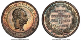 Franz Joseph I silver Specimen "Horse Breeding" Medal ND (1848-1916) SP64 PCGS, Hauser-2828, Horsky-3738, Montenuevo-2696. By J. Tautenhayn. 40mm. 16....