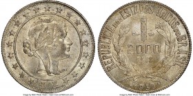 Republic 2000 Reis 1930 MS65 NGC, Rio de Janeiro mint, KM526.

HID09801242017

© 2020 Heritage Auctions | All Rights Reserved