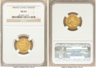 Republic gold Escudo 1842 So-IJ AU55 NGC, Santiago mint, KM101.1. Mintage: 5,076. 

HID09801242017

© 2020 Heritage Auctions | All Rights Reserved...