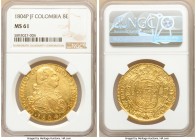 Charles IV gold 8 Escudos 1804 P-JF MS61 NGC, Popayan mint, KM62.2. AGW 0.7614 oz. 

HID09801242017

© 2020 Heritage Auctions | All Rights Reserve...
