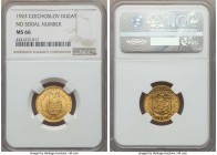 Republic gold Ducat 1923 MS66 NGC, KM8. Variety with no serial number. A lustrous, brilliant gem. 

HID09801242017

© 2020 Heritage Auctions | All...