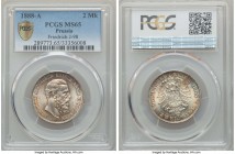 Prussia. Friedrich III 2 Mark 1888-A MS65 PCGS, Berlin mint, KM510. One year type. 

HID09801242017

© 2020 Heritage Auctions | All Rights Reserve...